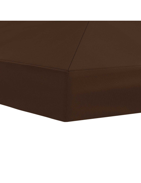 Copertura Tenda Gazebo 6 x 3 m Marrone Poliestere 190