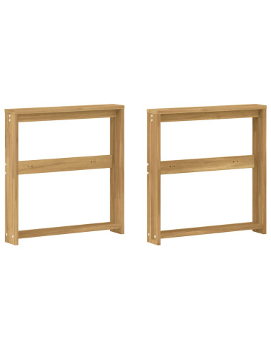Modulo Braccioli 2 pcs Bianco 58,5 x 10 x 61 cm