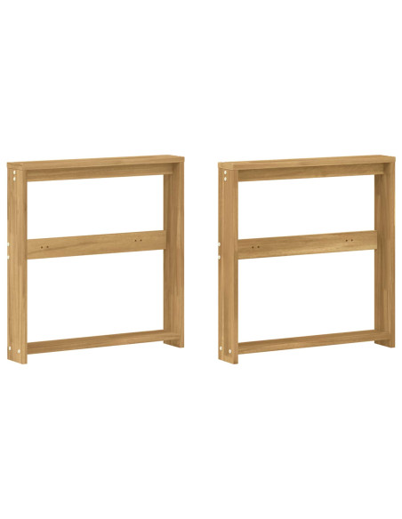 Modulo Braccioli 2 pcs Bianco 58,5 x 10 x 61 cm