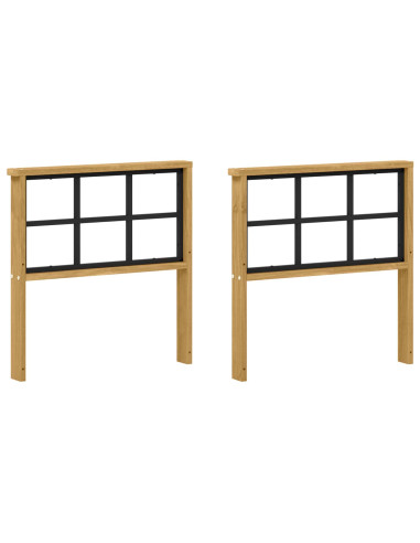 Modulo Braccioli 2 pcs Bianco 60 x 6 x 61 cm