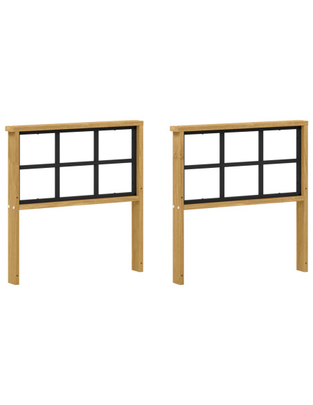 Modulo Braccioli 2 pcs Bianco 60 x 6 x 61 cm