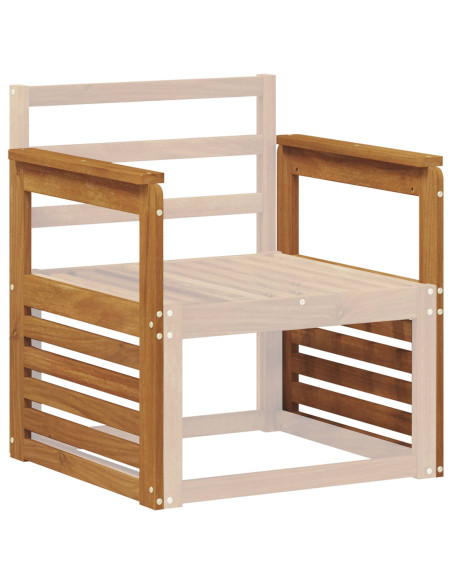Braccioli 2 pcs Marrone 59 x 6 x 61 cm Legno multistrato