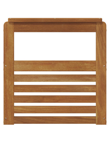 Braccioli 2 pcs Marrone 59 x 6 x 61 cm Legno multistrato