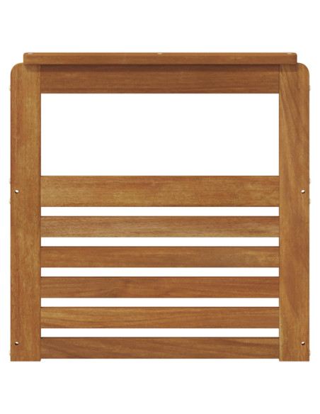 Braccioli 2 pcs Marrone 59 x 6 x 61 cm Legno multistrato