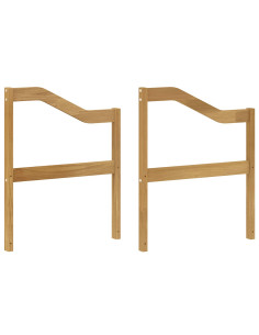 Modulo braccioli 2 pcs Bianco 59 x 4 x 73 cm 2