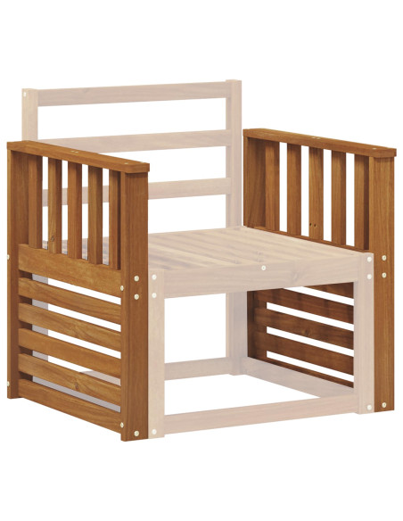Braccioli 2 pcs Marrone 60 x 6 x 61 cm Legno multistrato