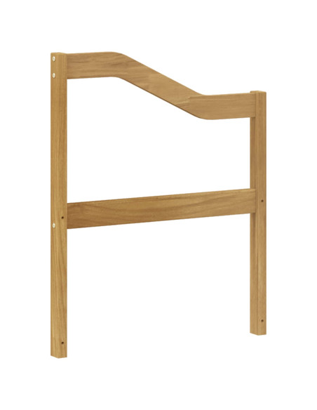 Modulo braccioli 2 pcs Bianco 59 x 4 x 73 cm