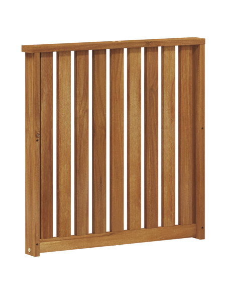 Braccioli 2 pcs Marrone 60 x 6 x 61 cm Legno multistrato