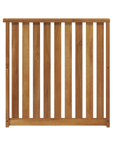 Braccioli 2 pcs Marrone 60 x 6 x 61 cm Legno multistrato