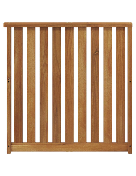 Braccioli 2 pcs Marrone 60 x 6 x 61 cm Legno multistrato