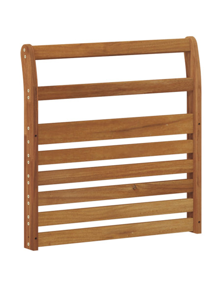 Bracciolo 2 pcs Naturale 58,5 x 8 x 60 cm