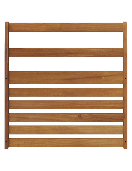 Bracciolo 2 pcs Naturale 58,5 x 8 x 60 cm
