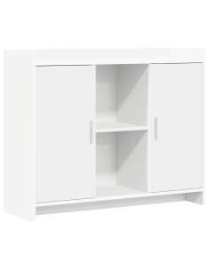 Credenza Bianco 98,5 x 33 x 80 cm Legno ingegnerizzato