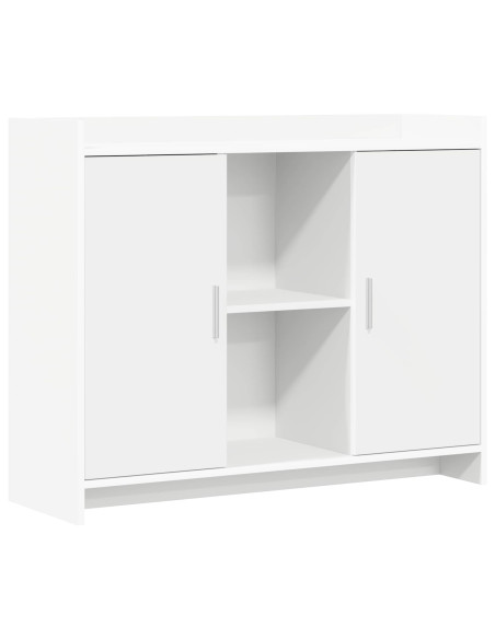Credenza Bianco 98,5 x 33 x 80 cm Legno ingegnerizzato