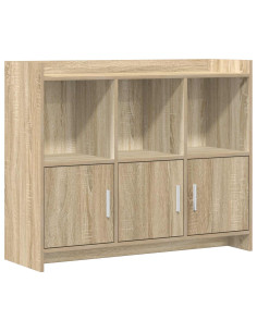 Credenza Rovere Sonoma 98,5 x 33 x 80 cm Legno ingegnerizzato