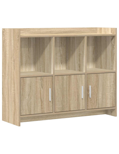 Credenza Rovere Sonoma 98,5 x 33 x 80 cm Legno ingegnerizzato
