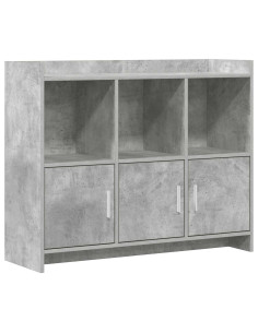 Credenza Grigio Cemento 98,5 x 33 x 80 cm Legno ingegnerizzato