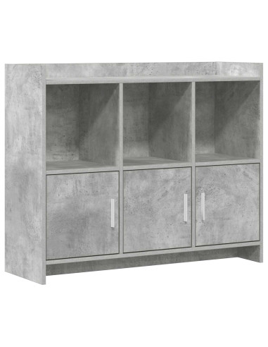 Credenza Grigio Cemento 98,5 x 33 x 80 cm Legno ingegnerizzato