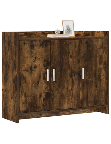 Credenza Rovere Fumo 98,5 x 33 x 80 cm Legno ingegnerizzato