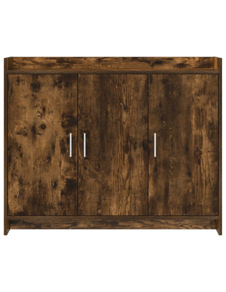Credenza Rovere Fumo 98,5 x 33 x 80 cm Legno ingegnerizzato