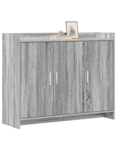 Credenza Sonoma grigio 98,5 x 33 x 80 cm Legno ingegnerizzato 2