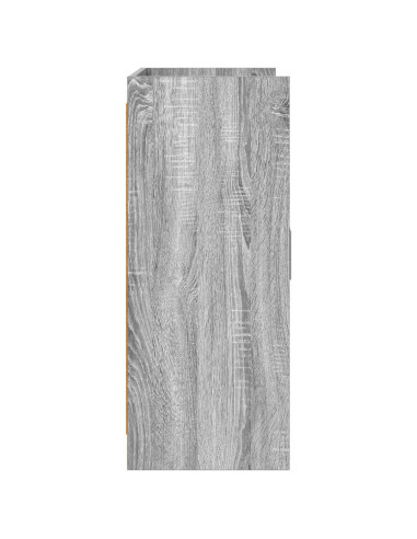 Credenza Sonoma grigio 98,5 x 33 x 80 cm Legno ingegnerizzato
