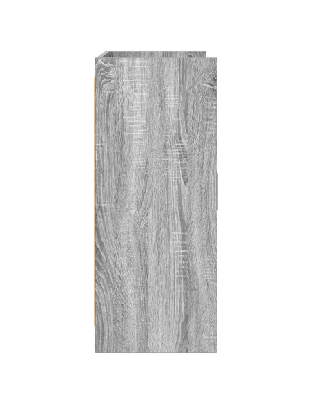 Credenza Sonoma grigio 98,5 x 33 x 80 cm Legno ingegnerizzato