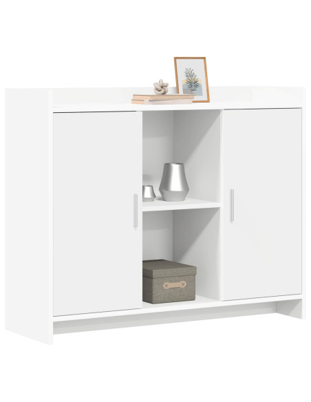Credenza Bianco 98,5 x 33 x 80 cm Legno ingegnerizzato