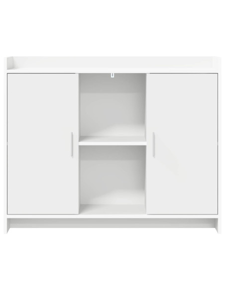 Credenza Bianco 98,5 x 33 x 80 cm Legno ingegnerizzato