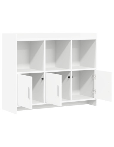Credenza Bianco 98,5 x 33 x 80 cm Legno ingegnerizzato