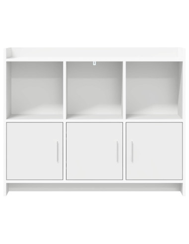 Credenza Bianco 98,5 x 33 x 80 cm Legno ingegnerizzato