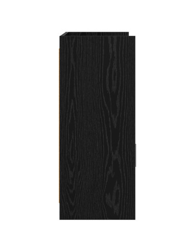 Credenza Rovere Nero 98,5 x 33 x 80 cm Legno ingegnerizzato