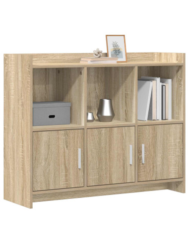 Credenza Rovere Sonoma 98,5 x 33 x 80 cm Legno ingegnerizzato