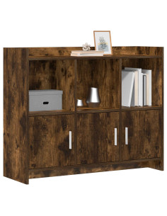 Credenza Rovere Fumo 98,5 x 33 x 80 cm Legno ingegnerizzato 2