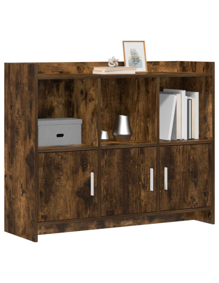 Credenza Rovere Fumo 98,5 x 33 x 80 cm Legno ingegnerizzato