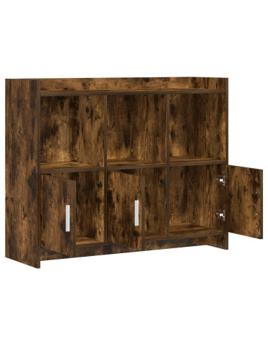 Credenza Rovere Fumo 98,5 x 33 x 80 cm Legno ingegnerizzato