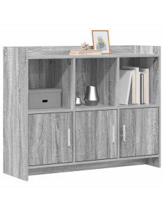 Credenza Sonoma grigio 98,5 x 33 x 80 cm Legno ingegnerizzato 2