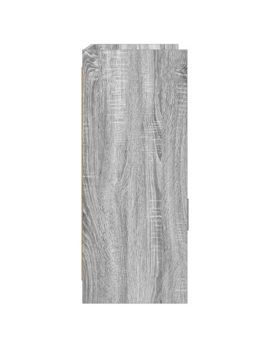 Credenza Sonoma grigio 98,5 x 33 x 80 cm Legno ingegnerizzato