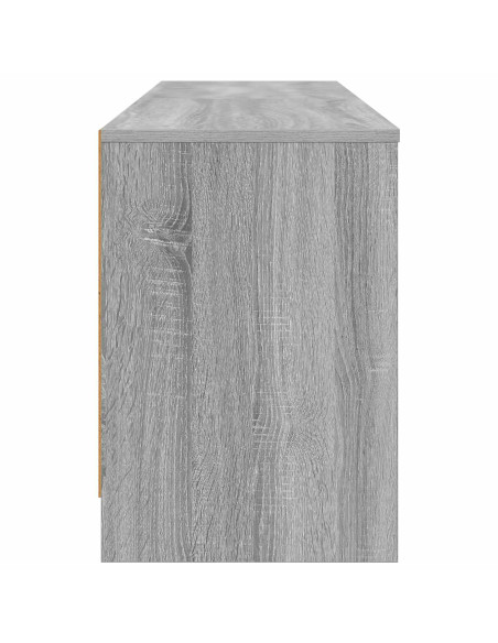 Armadietto per letto 2 pcs Sonoma grigio 66 x 33 x 48 cm