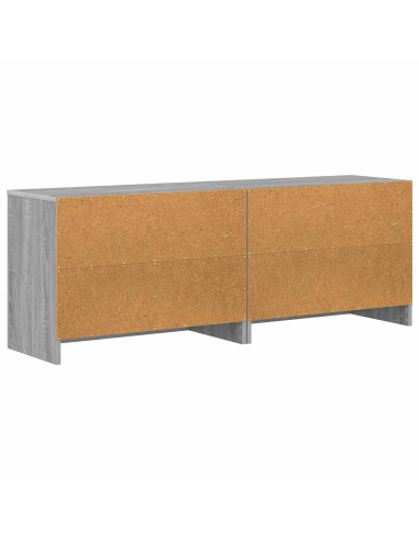 Armadietto per letto 2 pcs Sonoma grigio 66 x 33 x 48 cm