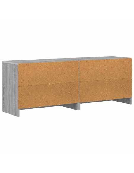 Armadietto per letto 2 pcs Sonoma grigio 66 x 33 x 48 cm