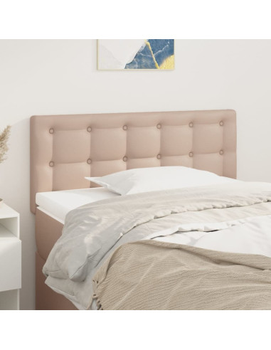 Testiera Cappuccino 90x5x78/88 cm in Similpelle