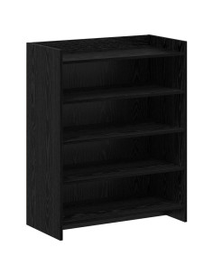 Mobile per scarpe Rovere Nero 73,5 x 36 x 92 cm