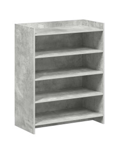 Mobile per scarpe Grigio Cemento 73,5 x 36 x 92 cm