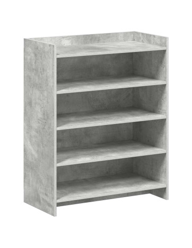 Mobile per scarpe Grigio Cemento 73,5 x 36 x 92 cm