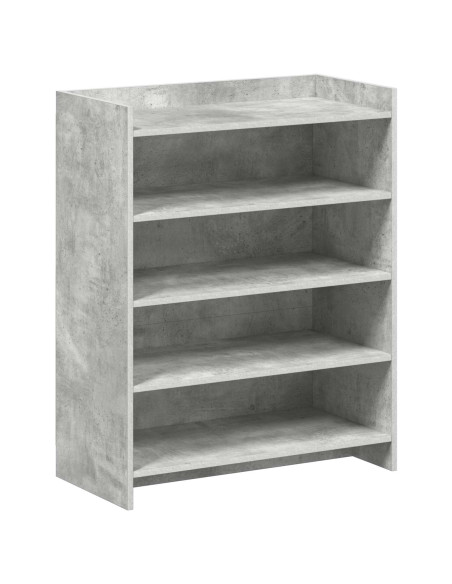 Mobile per scarpe Grigio Cemento 73,5 x 36 x 92 cm