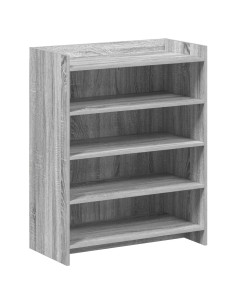 Mobile per scarpe Sonoma grigio 73,5 x 36 x 92 cm