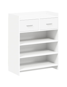 Mobile per scarpe Bianco 73,5 x 36 x 92 cm Legno ingegnerizzato
