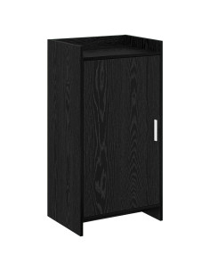 Mobile per scarpe con archiviazione Rovere Nero 48 x 36 x 92 cm