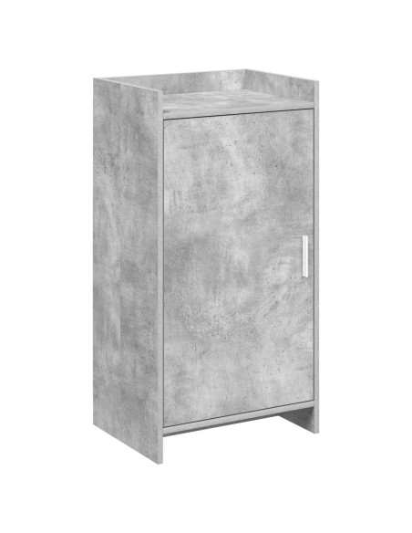 Mobile per scarpe con porta Grigio Cemento 48 x 36 x 92 cm